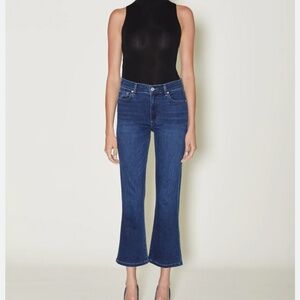 NWOT Le Jean Bella Crop Flare Jeans